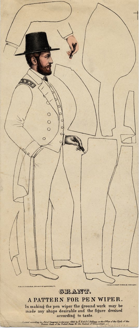 Grant: een patroon voor pennenwisser..., 1866 door Edmund Burke Kellogg