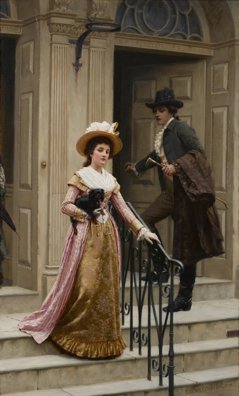 Mijn buurman door Edmund Leighton