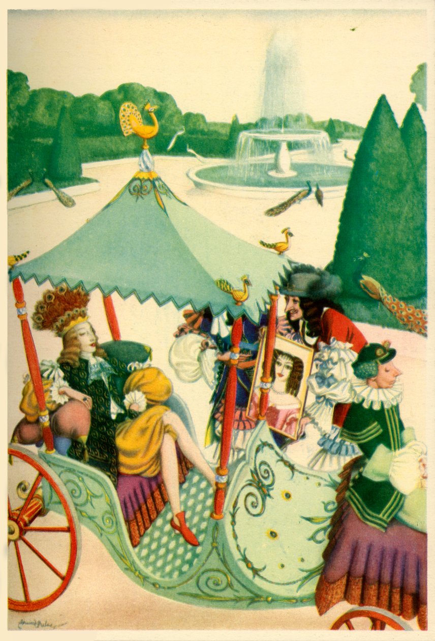 Prinses Rosetta, 1928 door Edmund Dulac