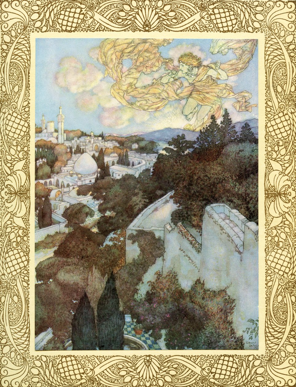Ontwaak! want de zon achter die oostelijke hoogte heeft de sterren van de nacht verjaagd, illustratie uit 