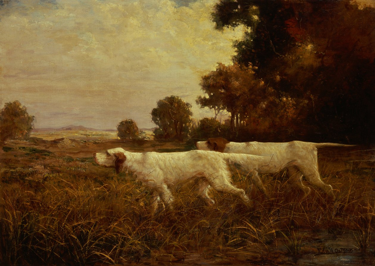 Op de punt (olieverf op doek) door Edmund Henry Osthaus