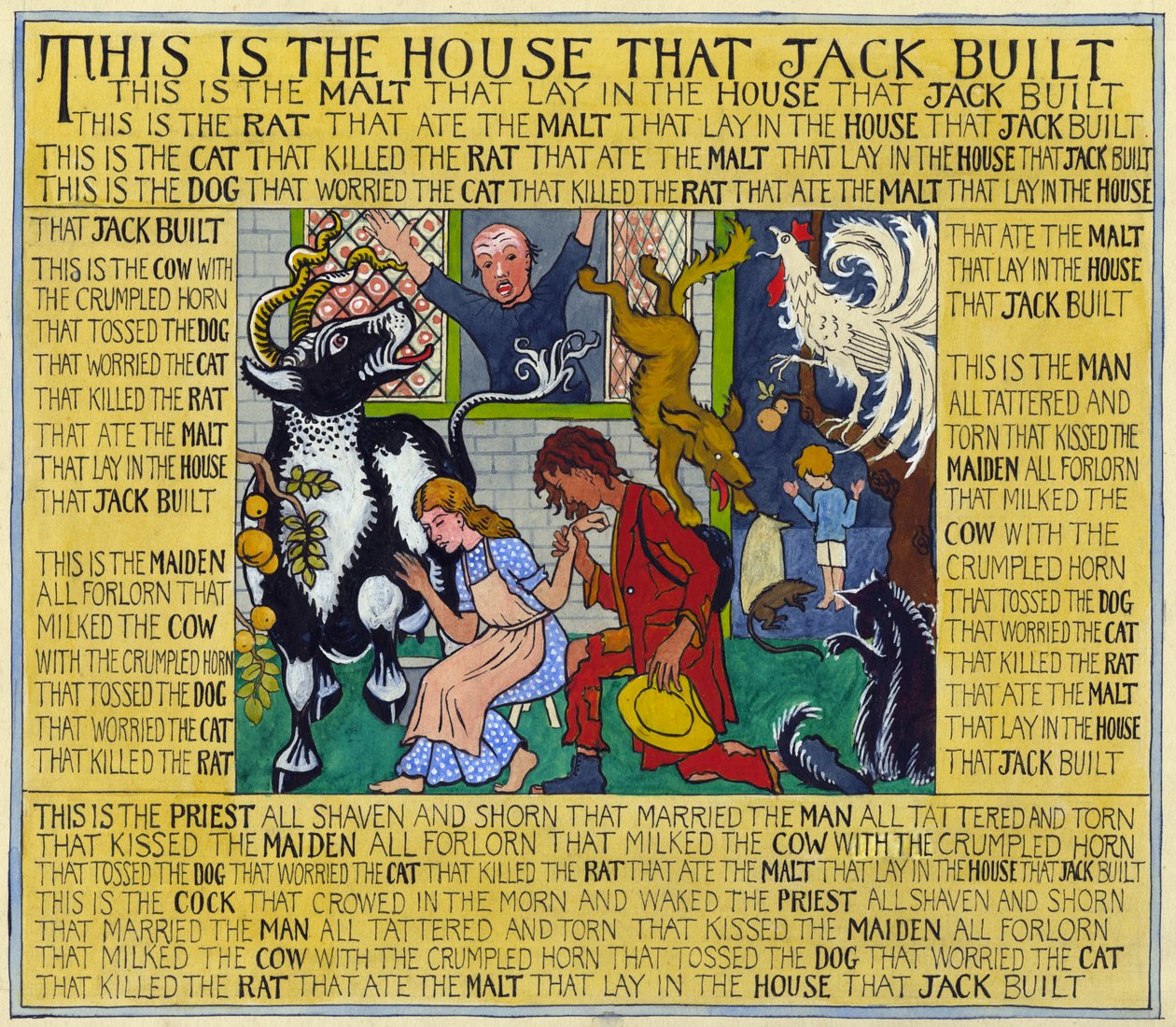 Het huis dat Jack bouwde, ca. 1935 door Edmund Hunter