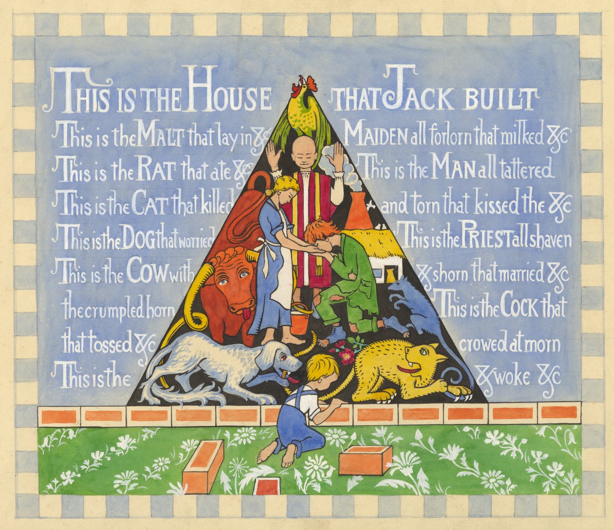 Het huis dat Jack bouwde, ca. 1935 door Edmund Hunter