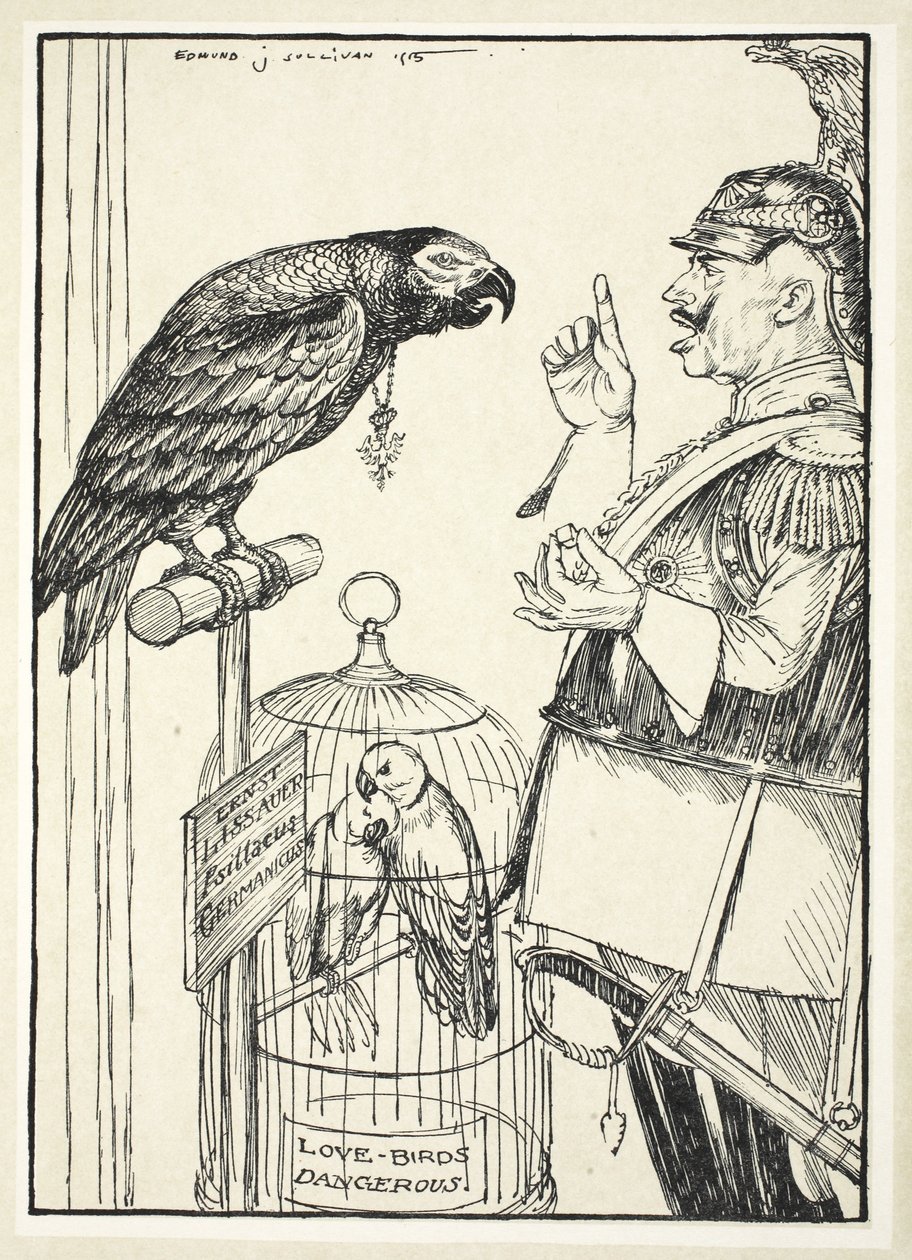 De haatlied (Een beetje suiker voor de vogel), illustratie uit The Kaiser