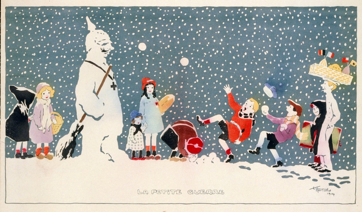 La Petite Guerre, 1914 door Edouard Bernard