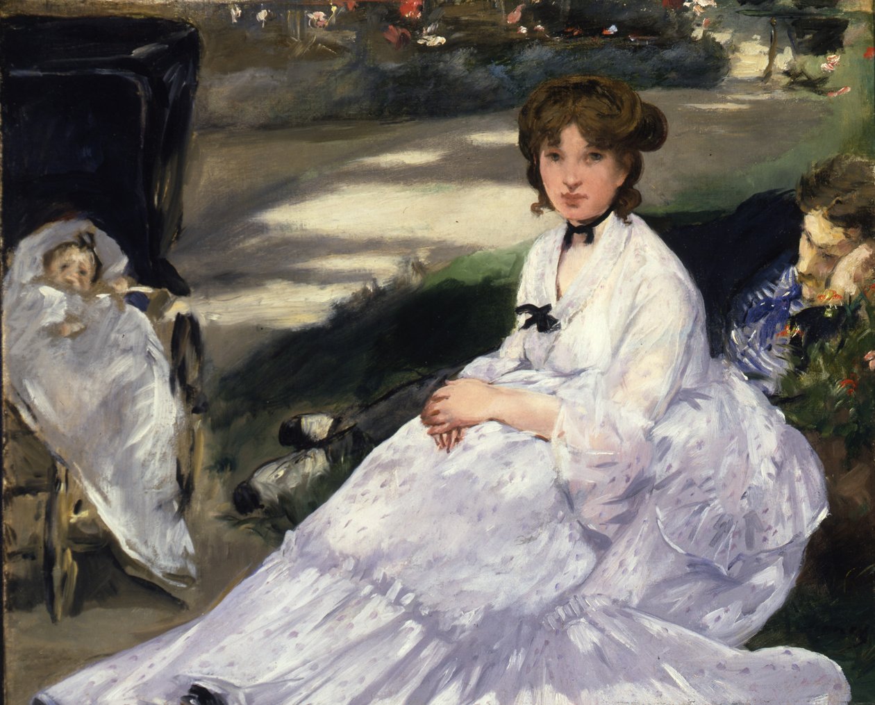 In de Tuin, 1870 door Édouard Manet