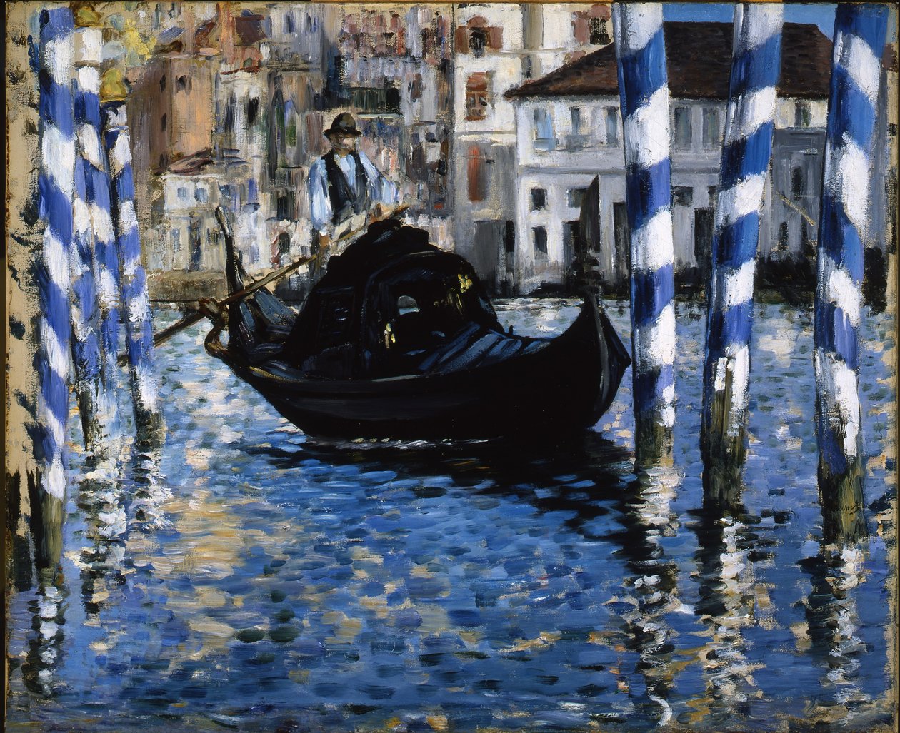 Het Grote Kanaal, Venetië, 1875 door Édouard Manet