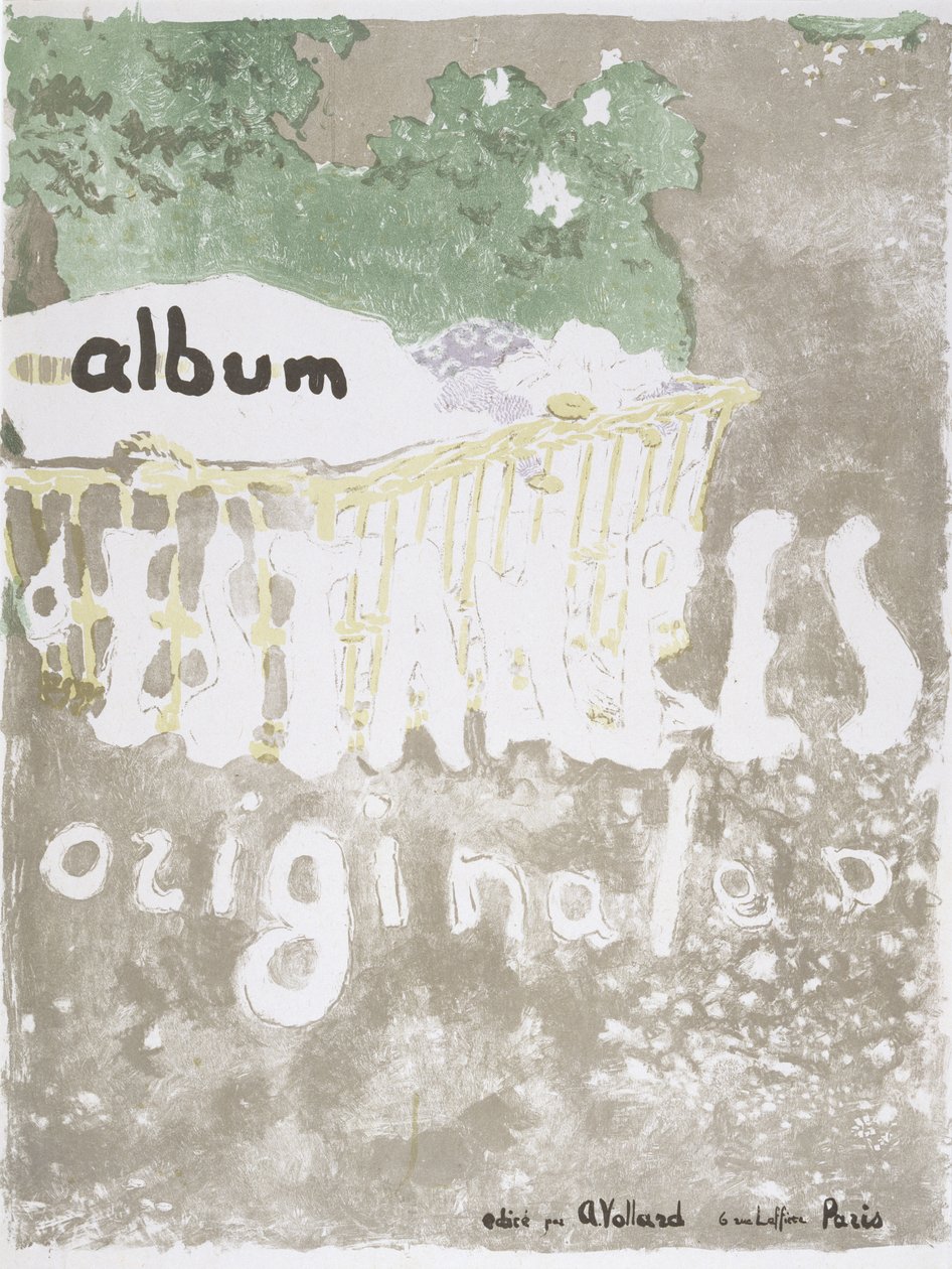 Omslag voor Ambrose Vollards Album van Prenten, 1898 door Edouard Vuillard