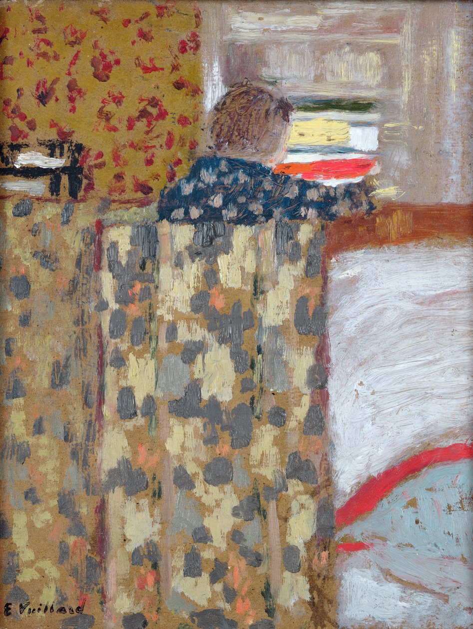 De Linnenkast, c.1893-95 door Edouard Vuillard