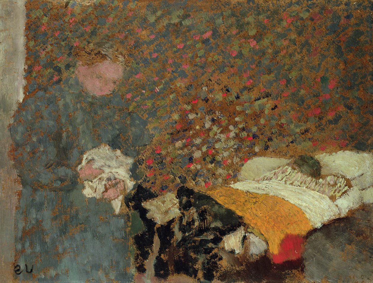 Het Zieke Kind, c.1892 door Edouard Vuillard