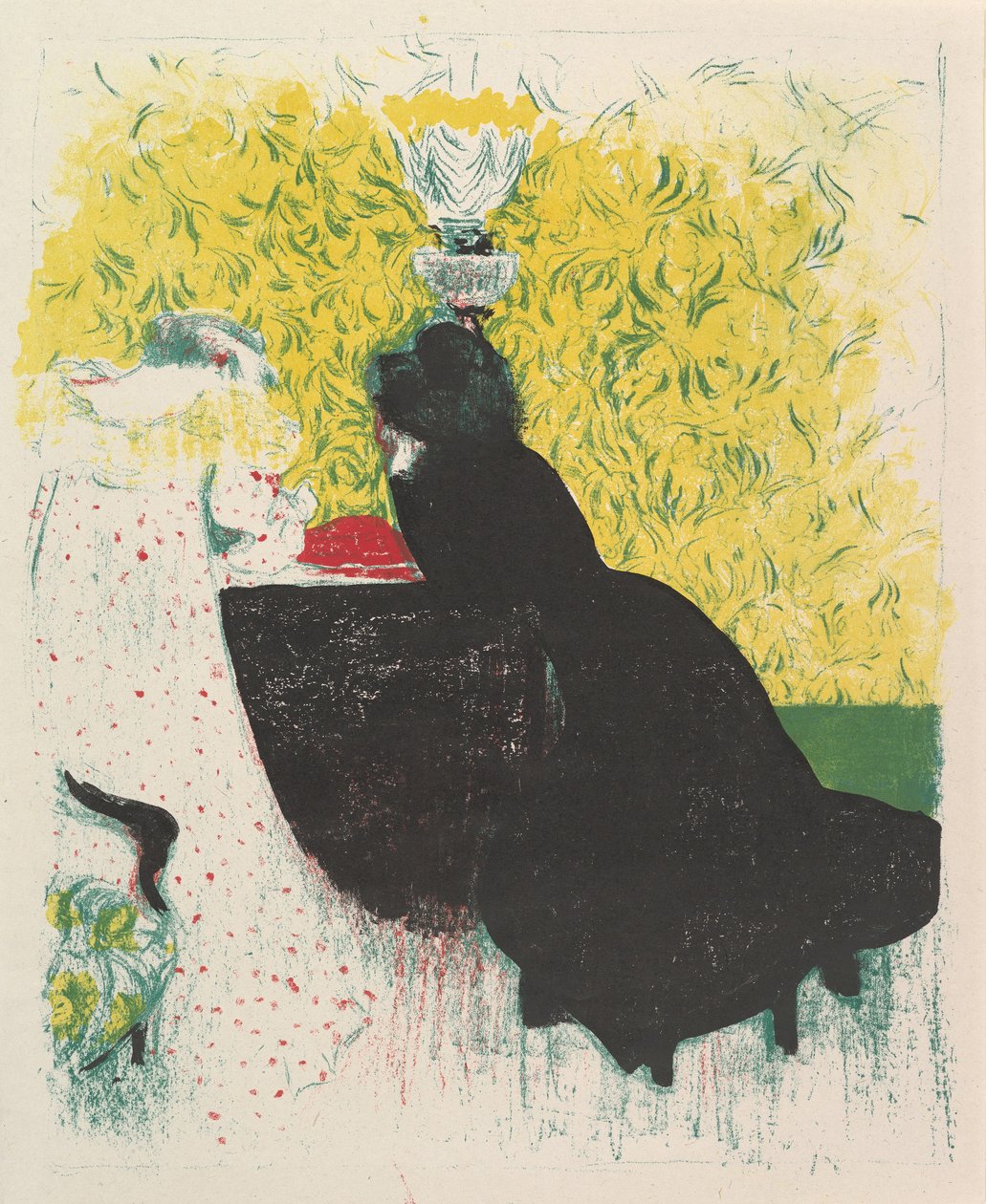 De twee stiefzusters, uit de serie Landschappen en Interieurs, 1899 door Edouard Vuillard
