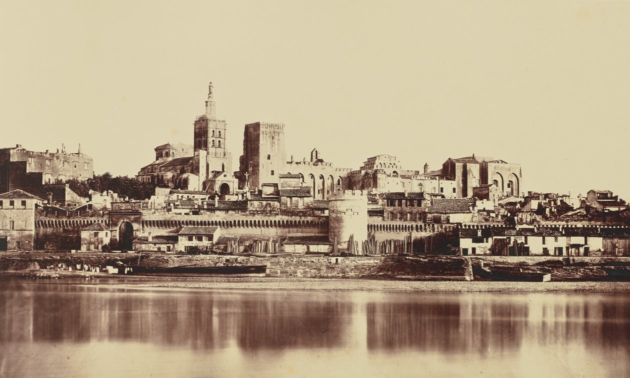 Avignon door Édouard Baldus