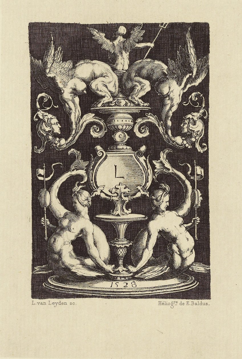 [Ontwerp door Lucas van Leyden]. door Édouard Baldus