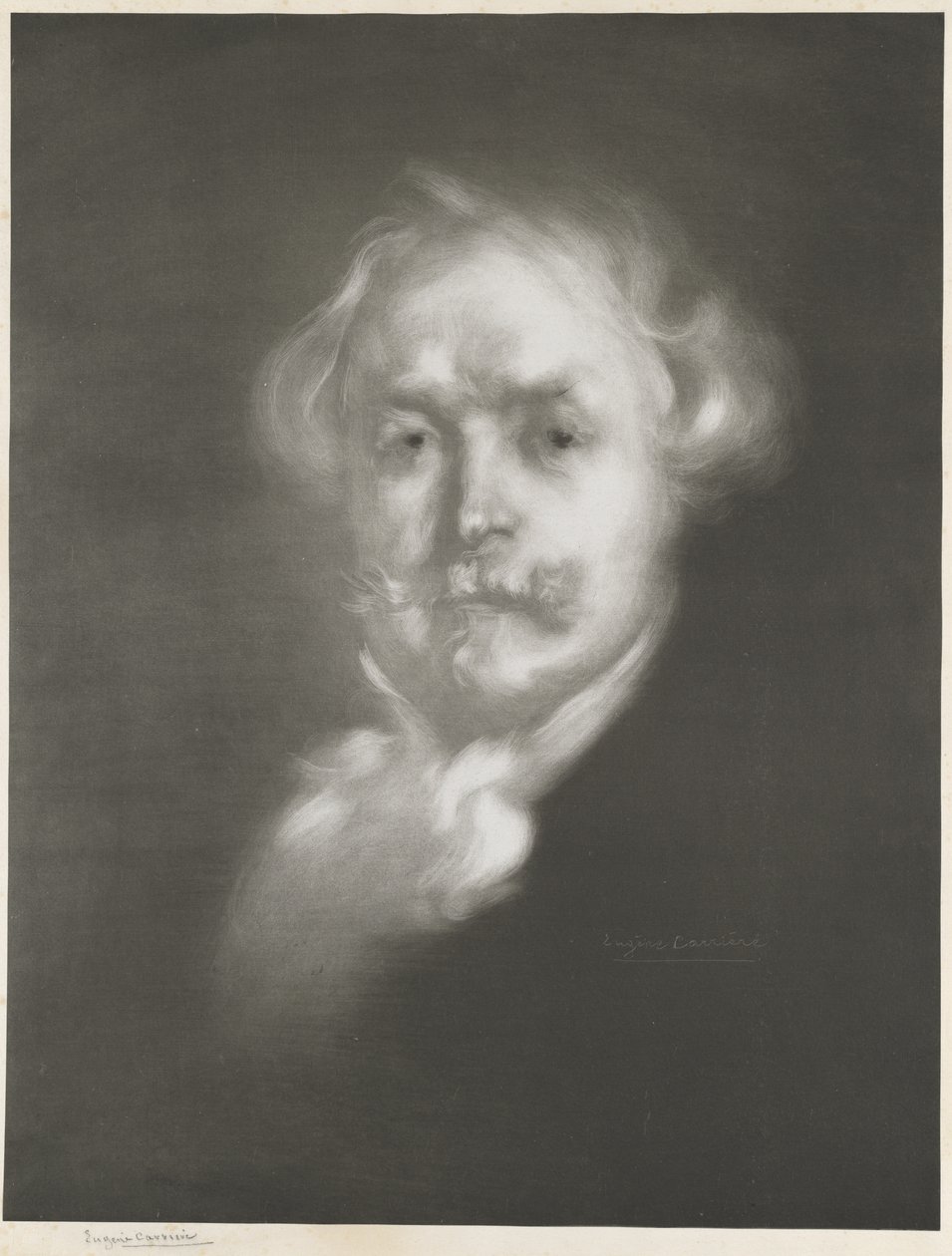 Edmond de Goncourt door Édouard Baldus
