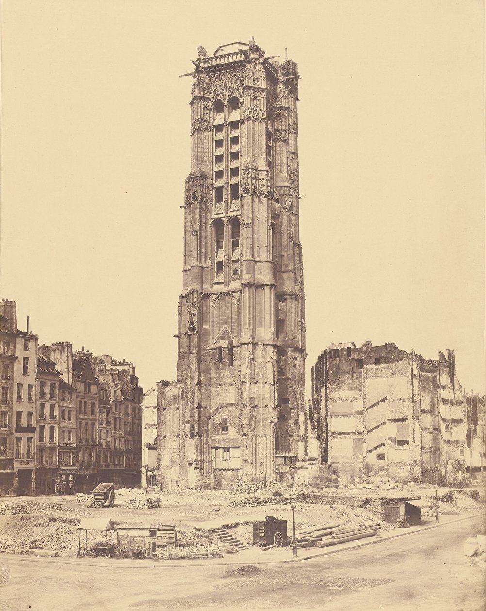 Tour Saint-Jacques door Édouard Baldus