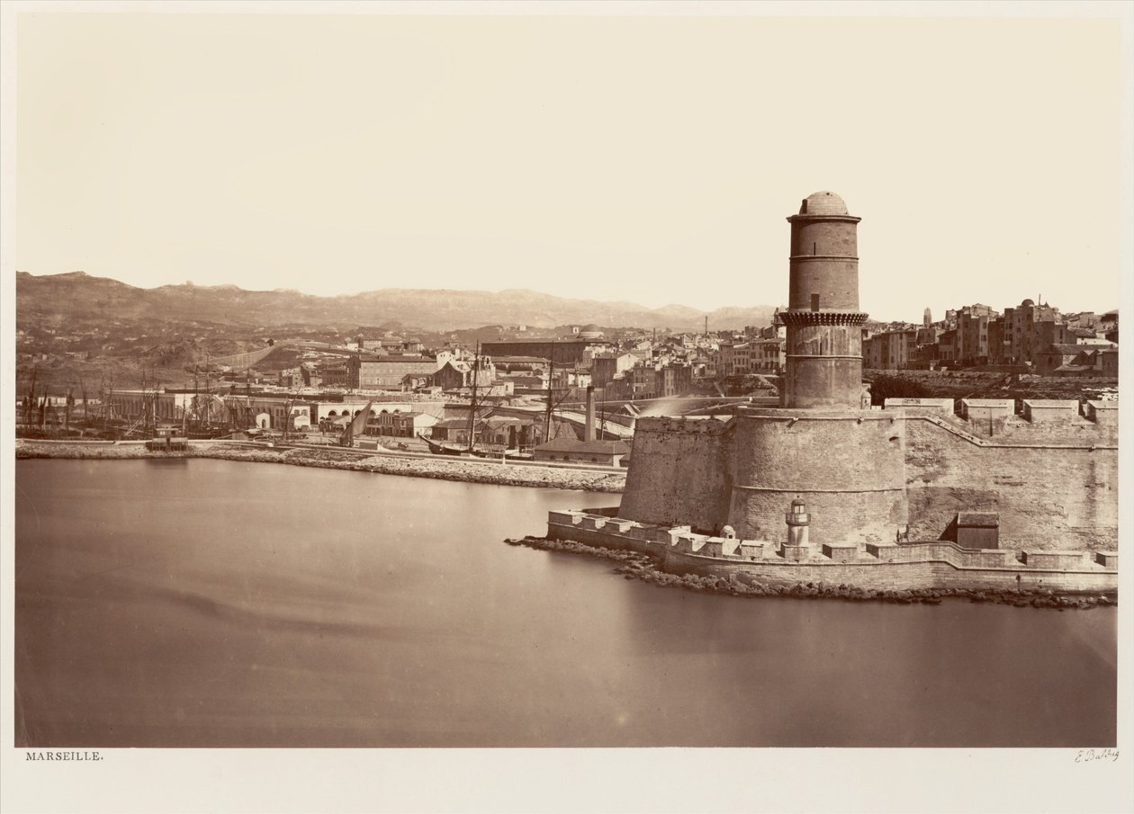 Marseille door Édouard Baldus