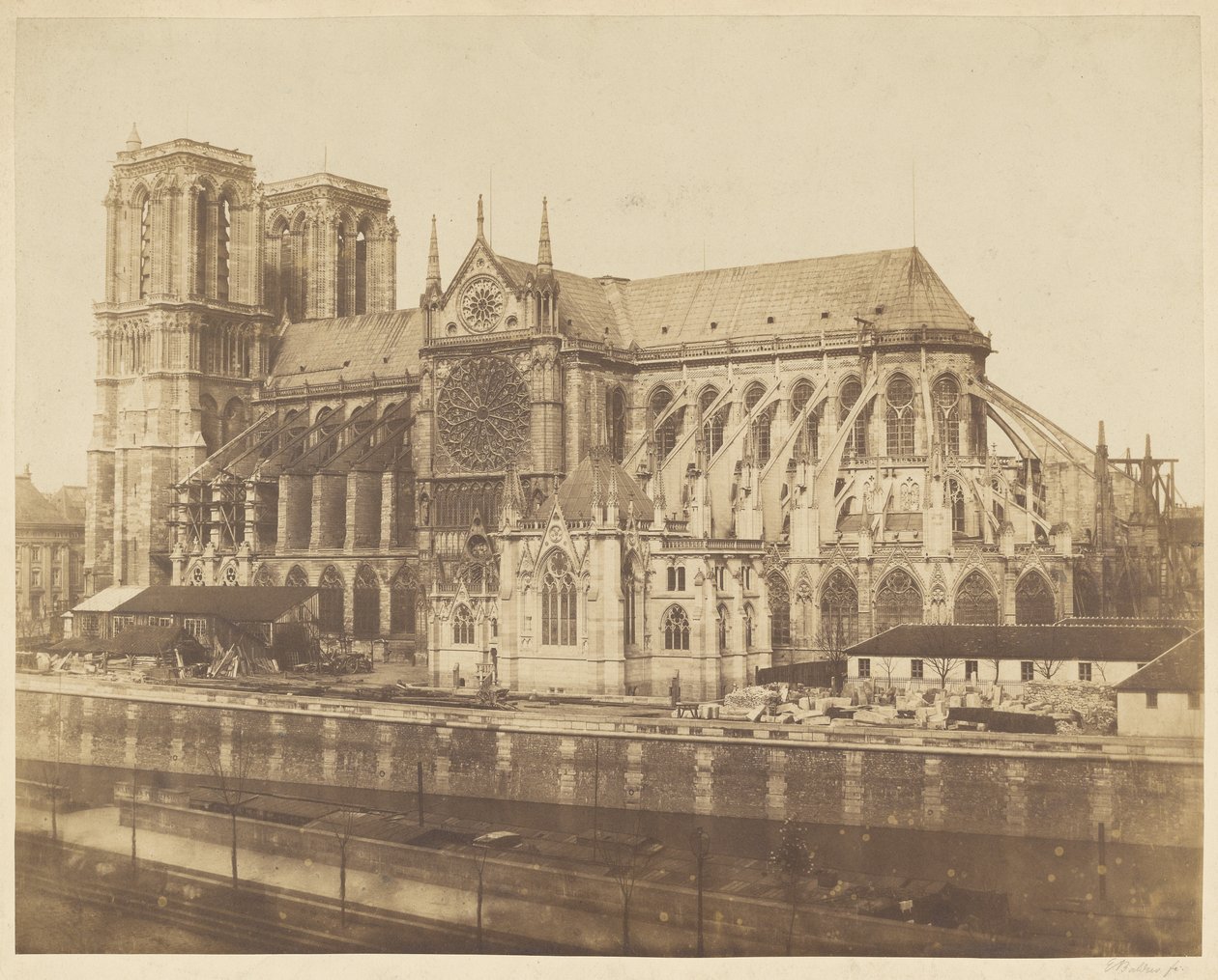 Notre-Damekathedraal door Édouard Baldus
