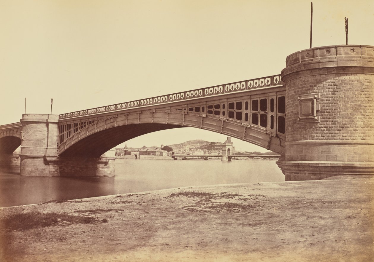 Tarascon. Viaduct door Édouard Baldus