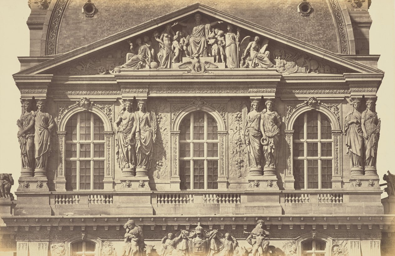[De tweede verdieping van het Pavillon Richelieu, Louvre, Parijs] door Édouard Baldus