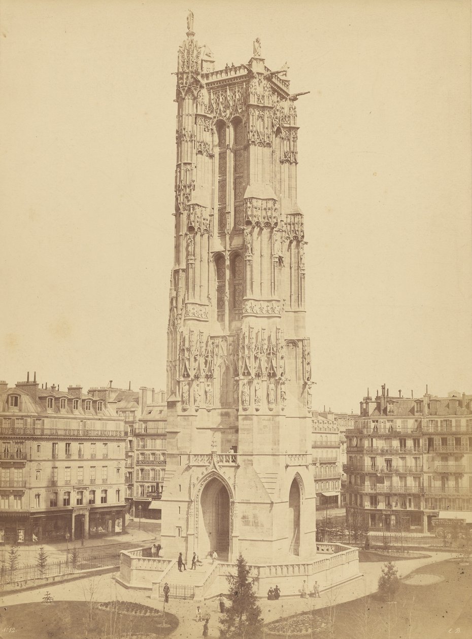 [Tour Saint-Jacques] door Édouard Baldus