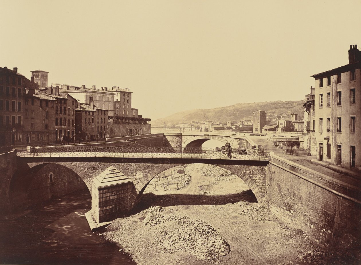 Vienne, Saint-Colombe door Édouard Baldus
