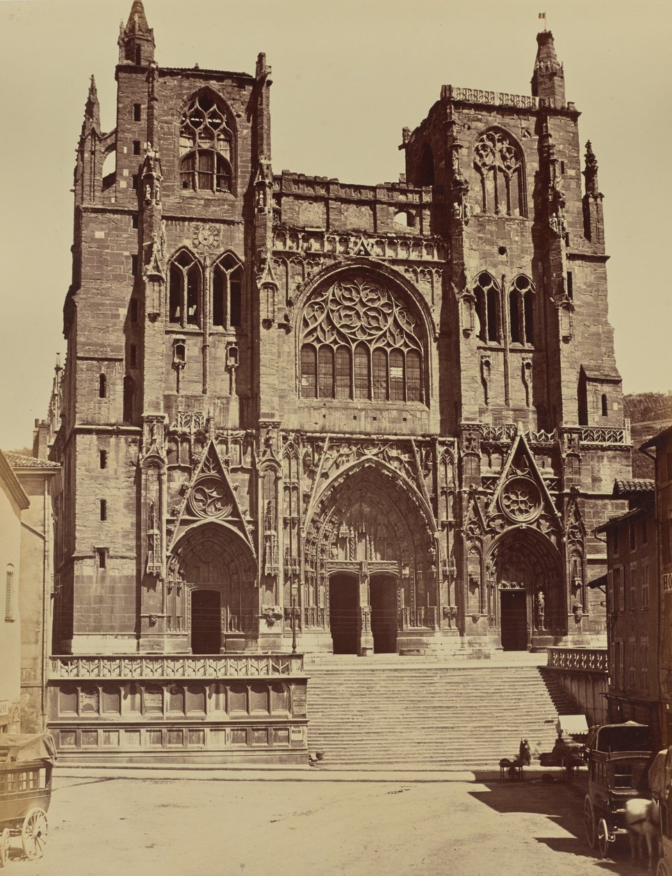 Vienne. Saint-Maurice door Édouard Baldus