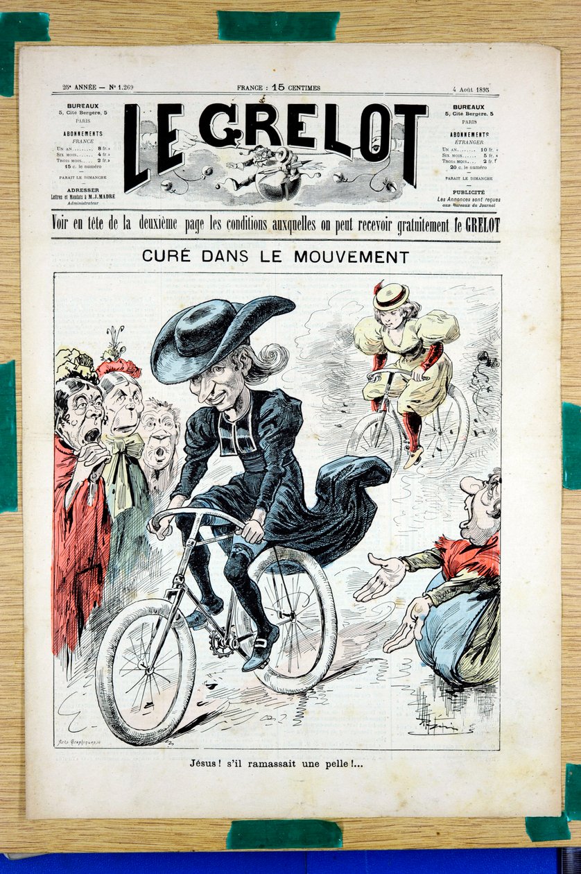 Omslag van Le Grelot, nummer 1269, Satirisch in kleuren door Edouard Guillaumin Pepin