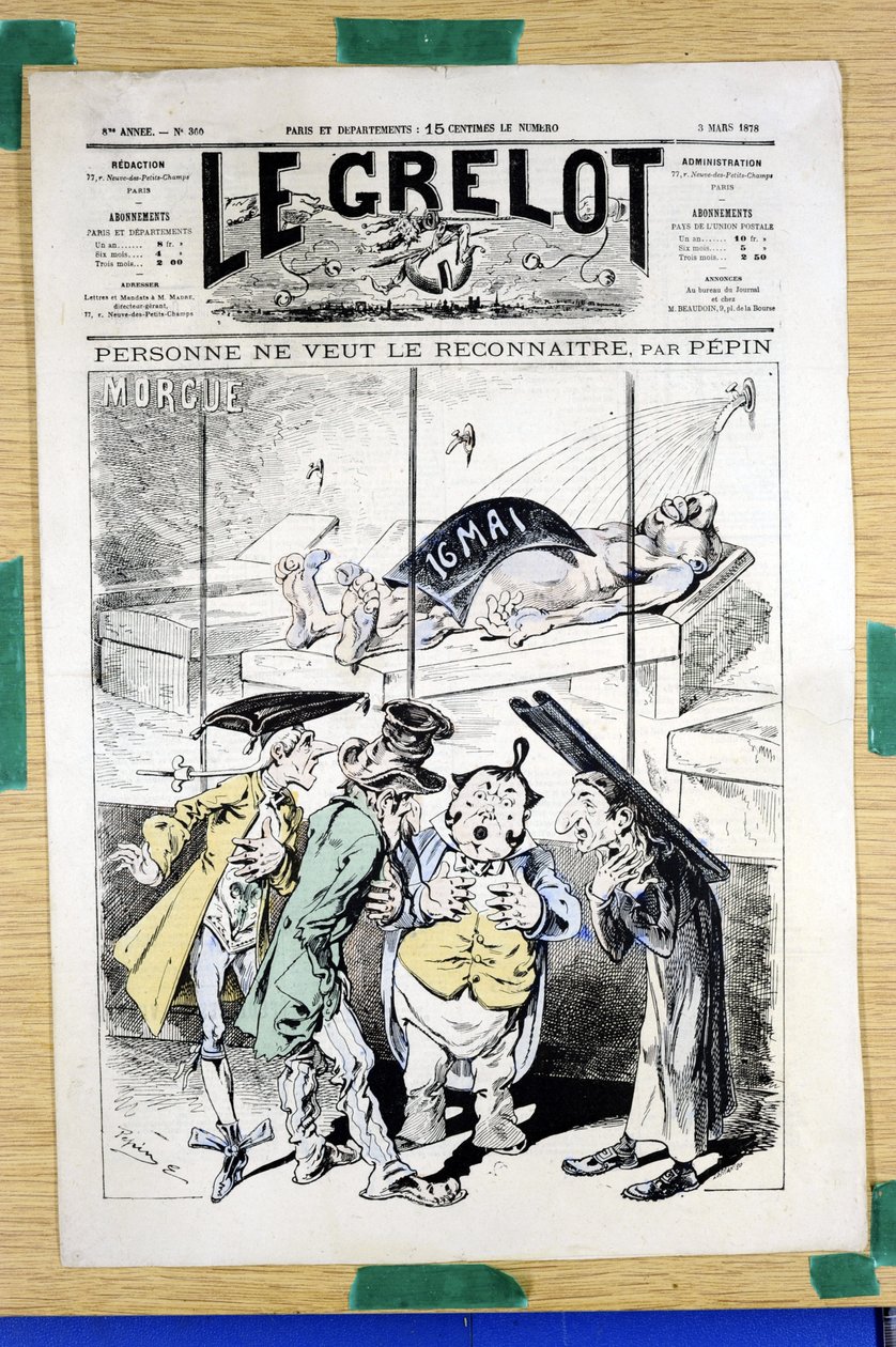 Omslag van Le Grelot, nummer 360, Satirique en Couleurs door Edouard Guillaumin Pepin