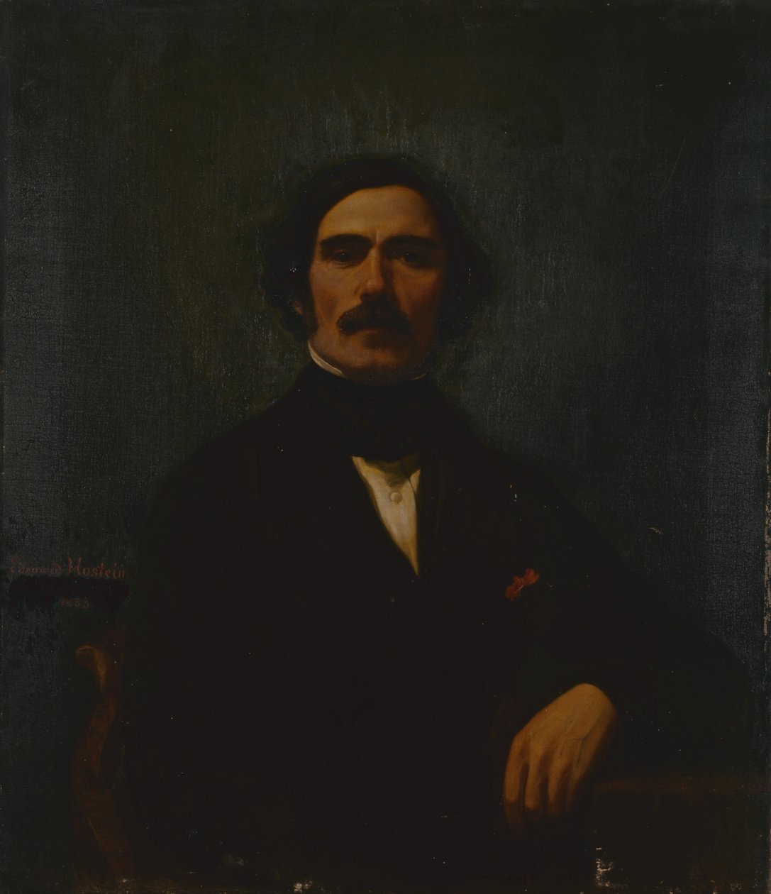 Zelfportret door Édouard Hostein