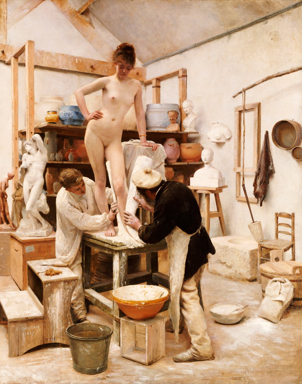 Een mal uit de natuur, 1887 door Edouard Joseph Dantan
