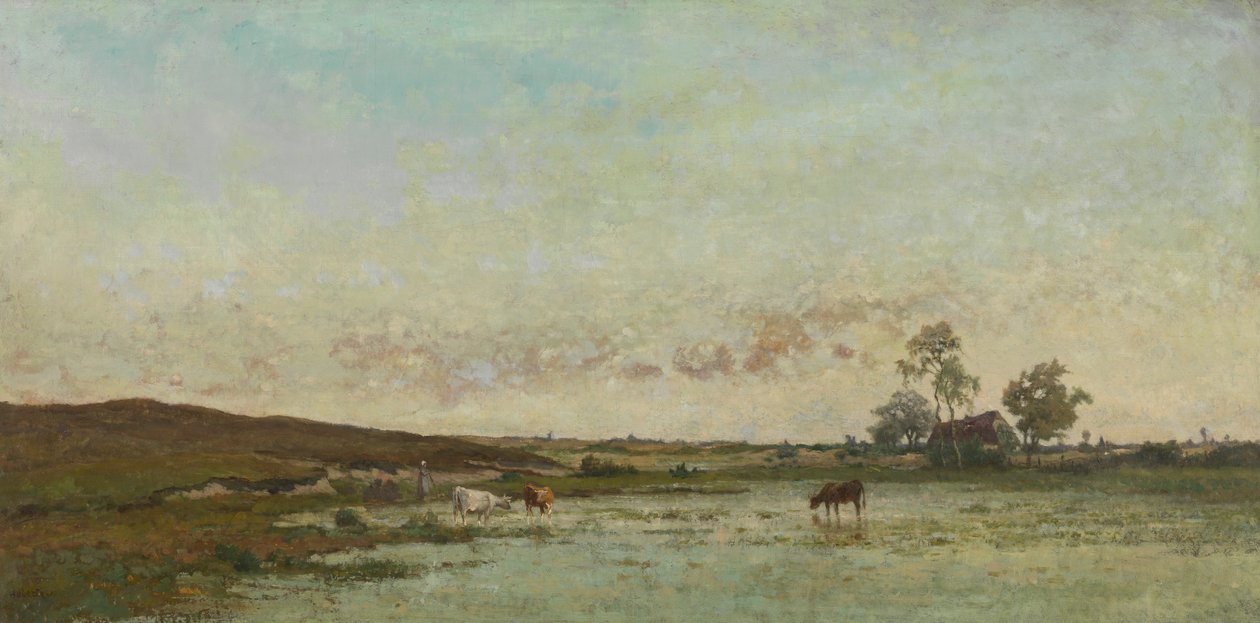 Veen in de Kempen door Edouard Jules Joseph Huberti
