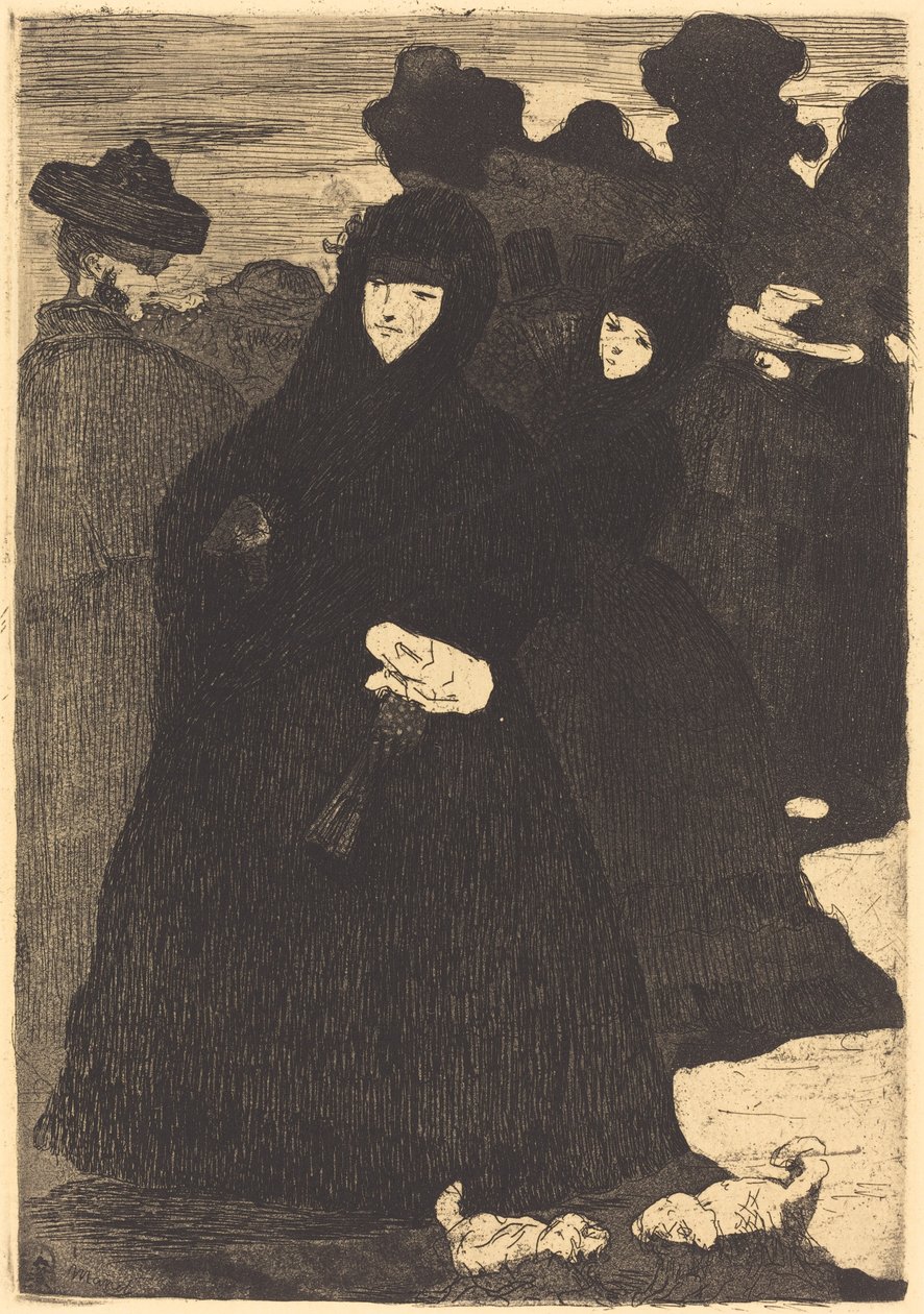 In het Prado door Édouard Manet