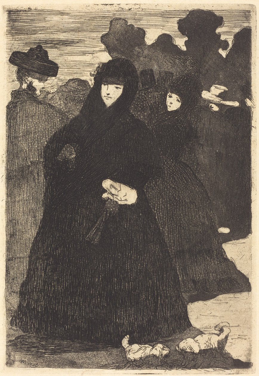 In het Prado door Édouard Manet