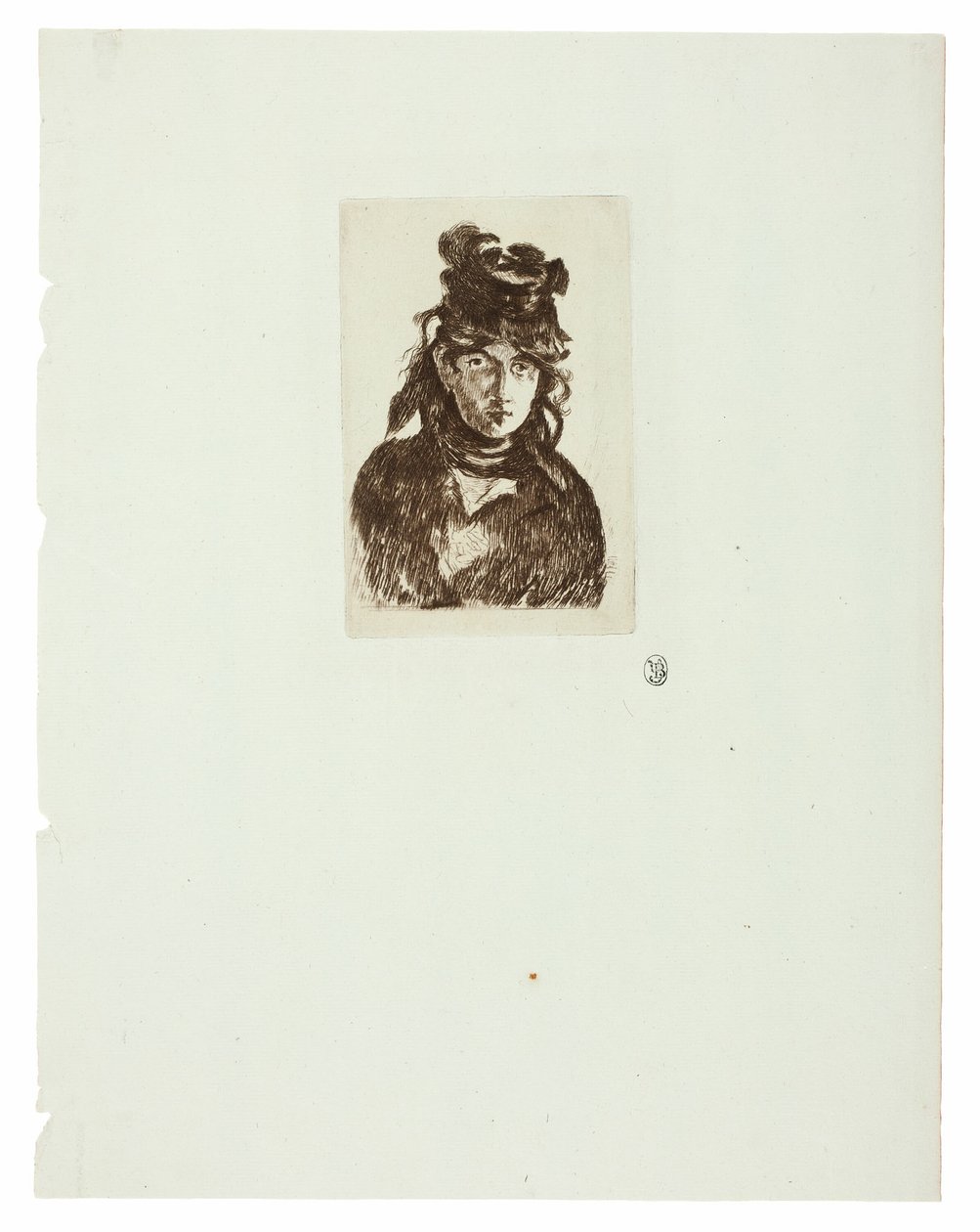 Berthe Morisot door Édouard Manet