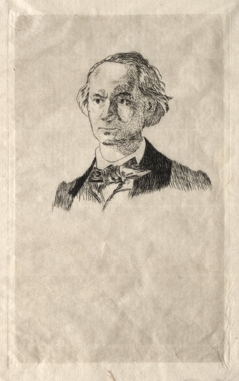 Charles Baudelaire door Édouard Manet