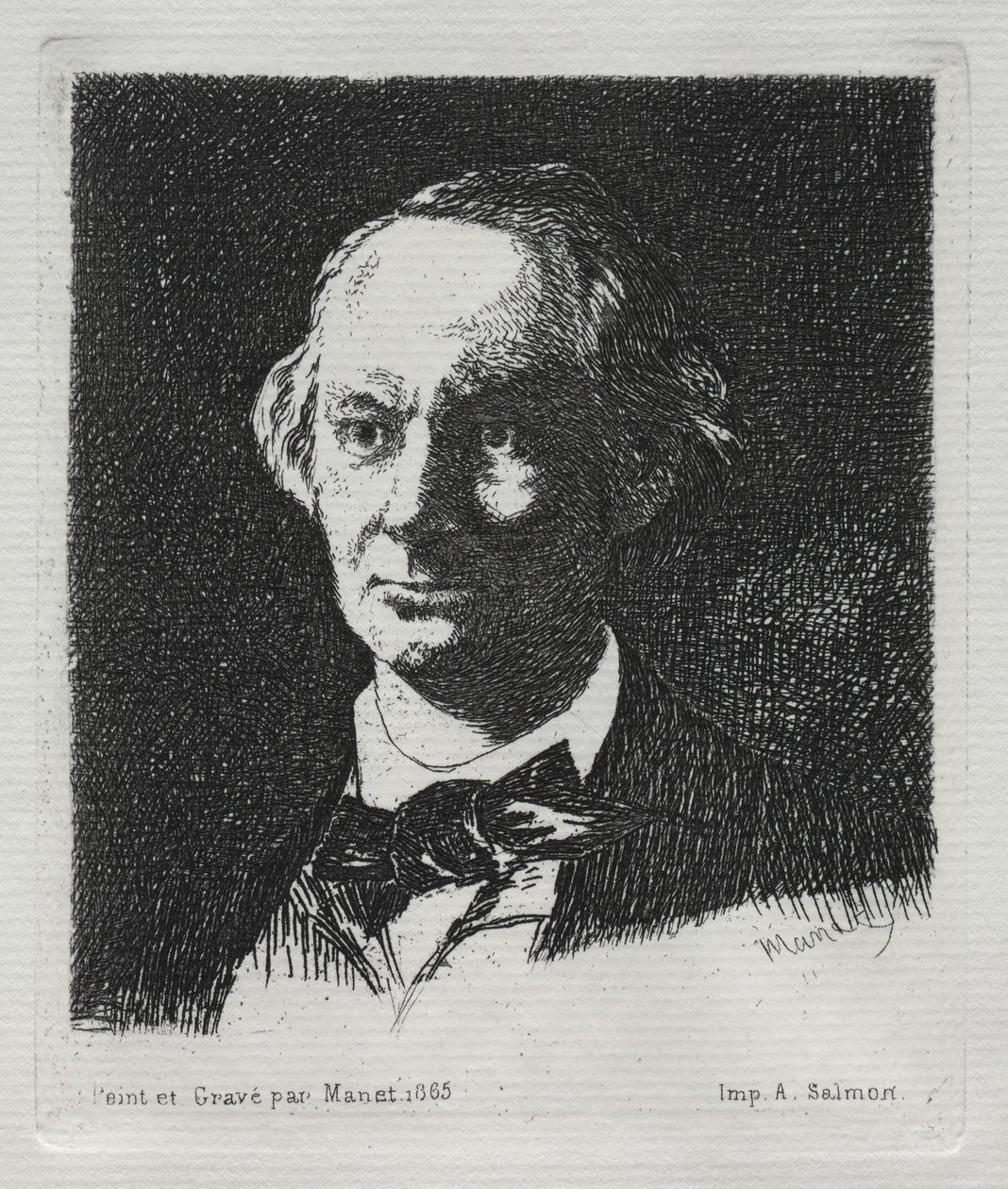 Charles Baudelaire door Édouard Manet