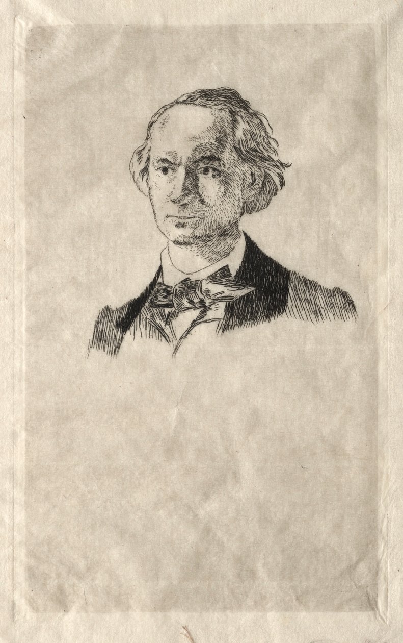 Charles Baudelaire, 1865 door Édouard Manet