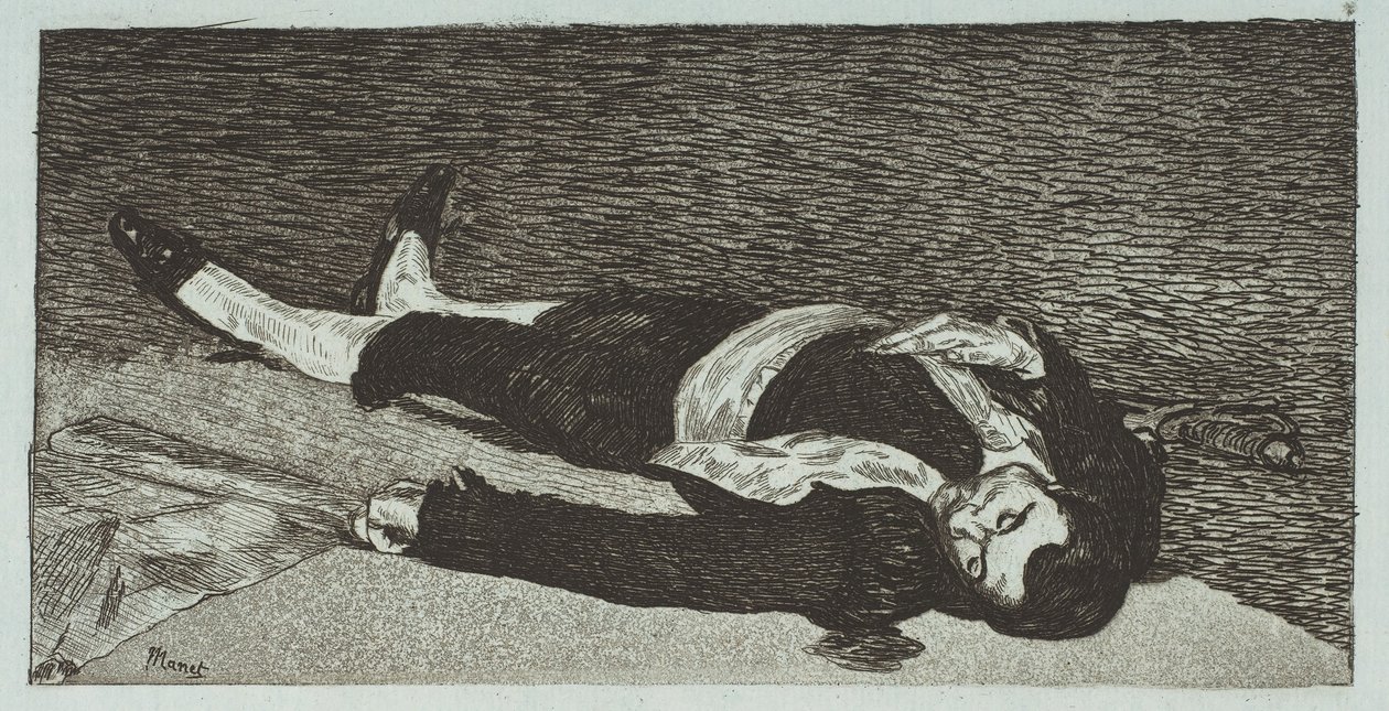 Dode Toreador door Édouard Manet