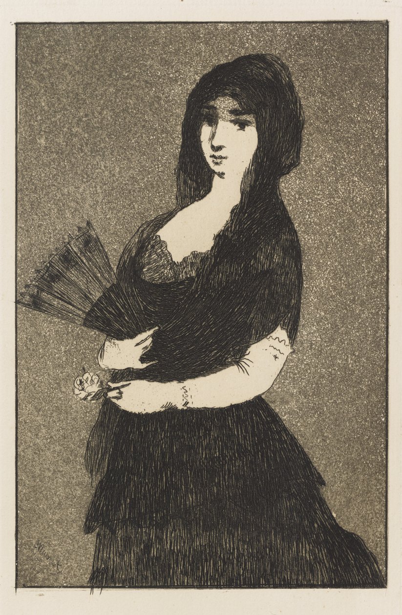 Exotische bloem door Édouard Manet