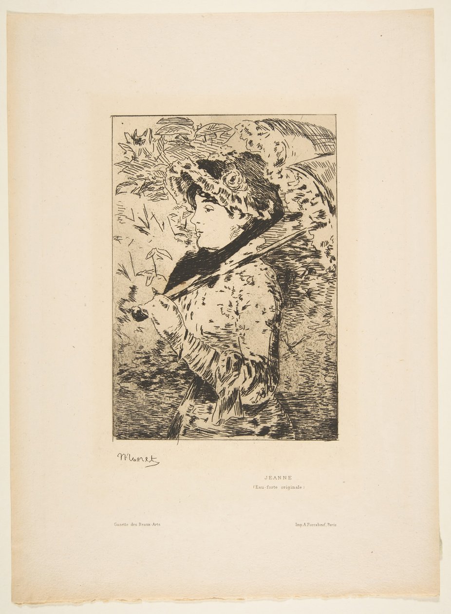 Jeanne door Édouard Manet