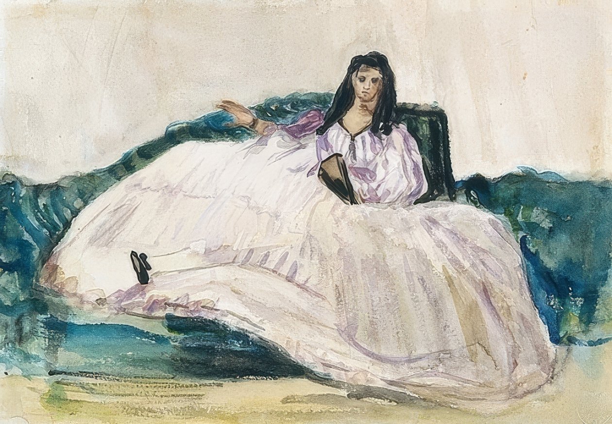 Jeanne Duval - De minnares van Baudelaire door Édouard Manet