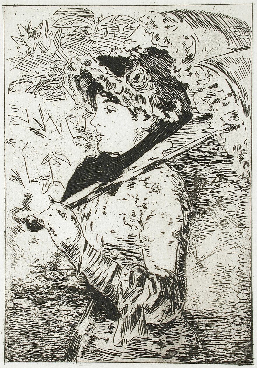 Jeanne II door Édouard Manet