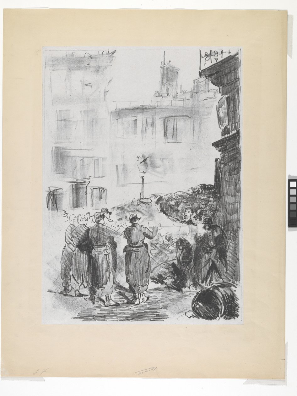 La Barricade door Édouard Manet