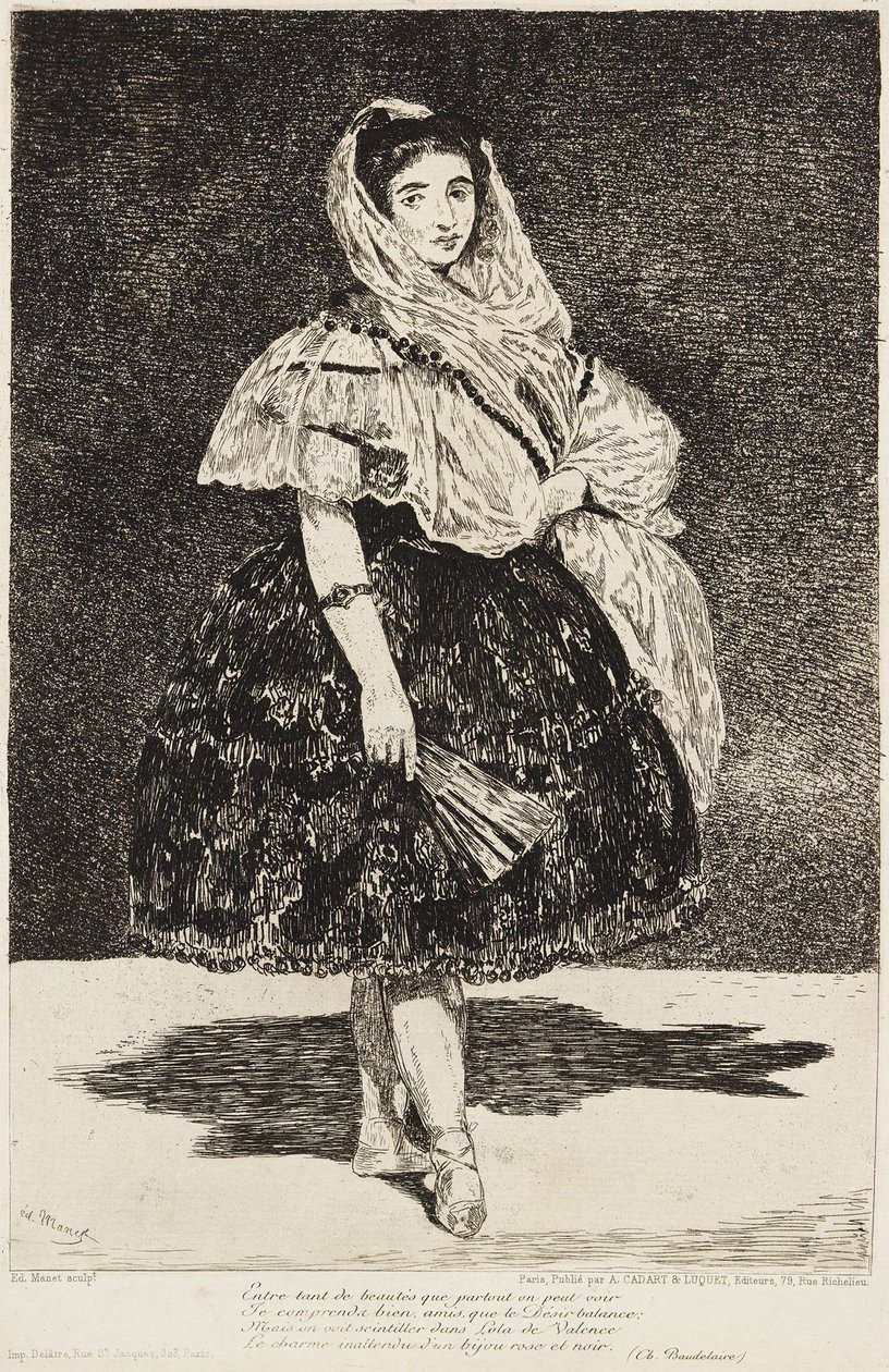Lola de Valence door Édouard Manet