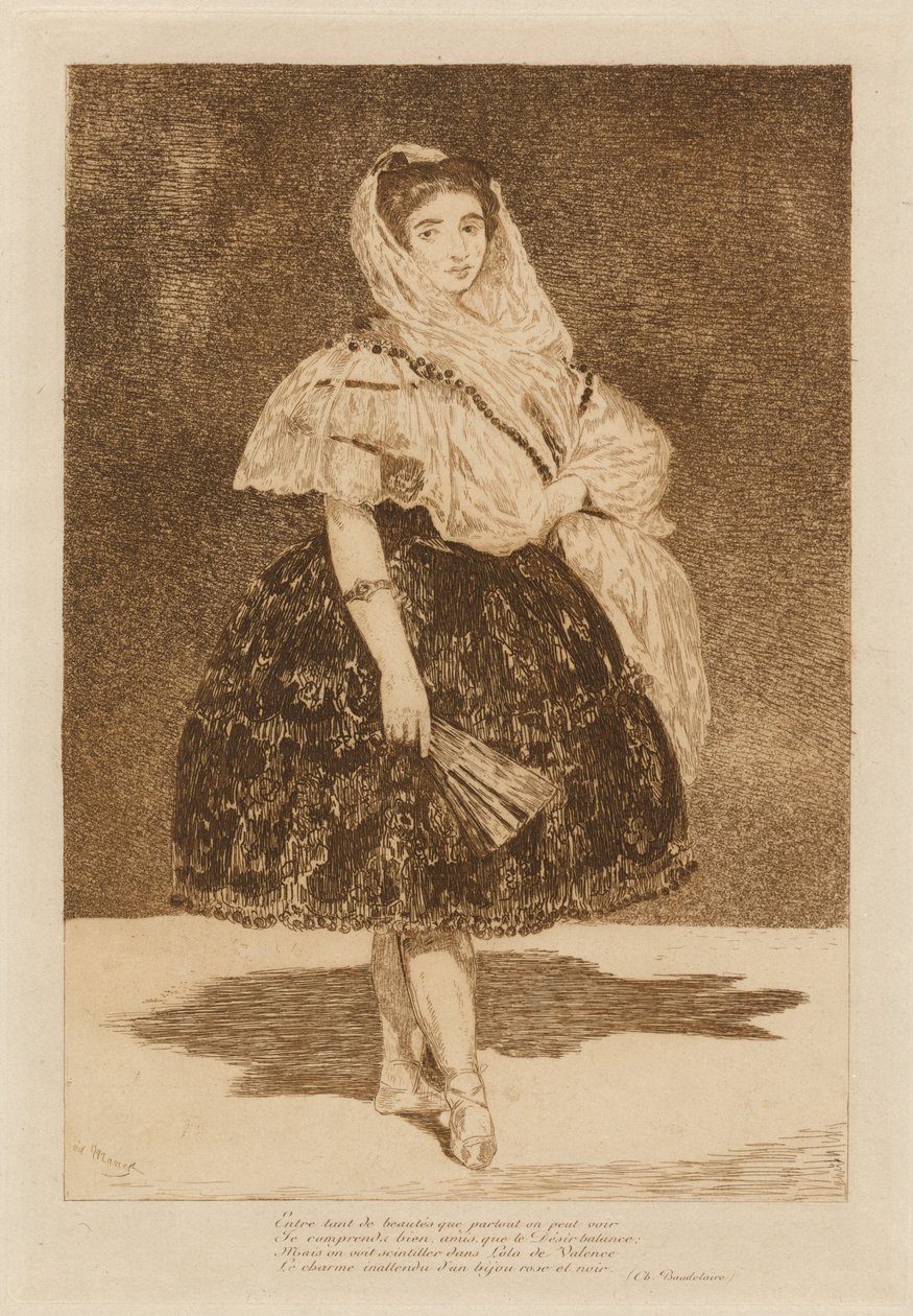 Lola de Valence, 1862 door Édouard Manet