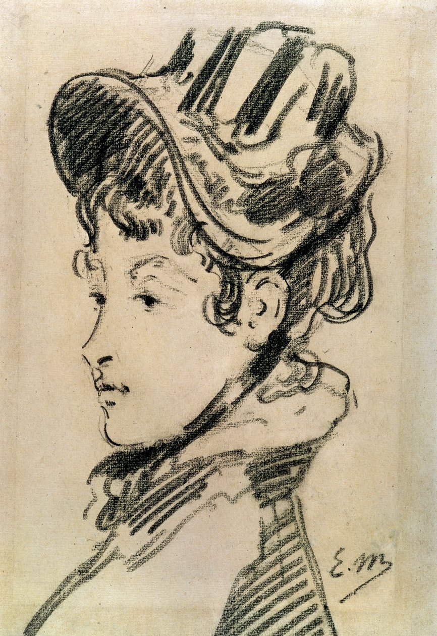 Madame Jules Guillemet door Édouard Manet