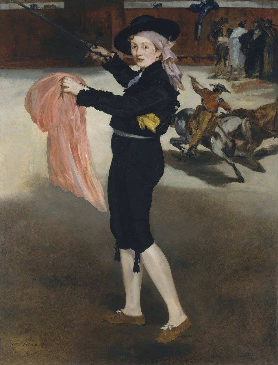 Mademoiselle V... in het kostuum van een Espada, 1862 door Édouard Manet