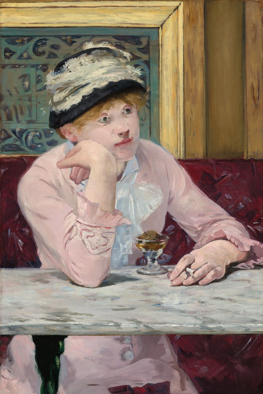 Pruimenbrandewijn door Édouard Manet