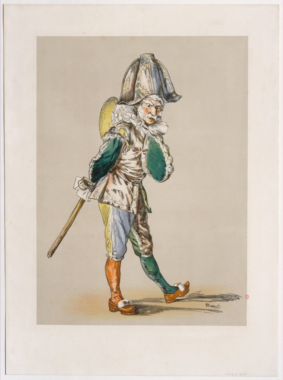 Polichinelle door Édouard Manet