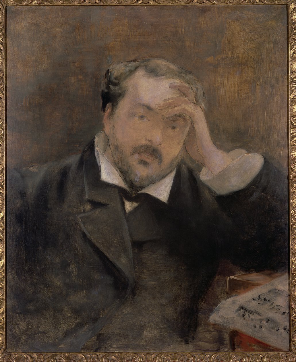 Portret van Emmanuel Chabrier (1841-94) 1881 door Édouard Manet